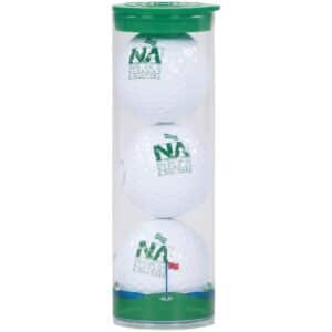 3 Ball Clear Tube W/ Titleist Pro V1 Golf Balls