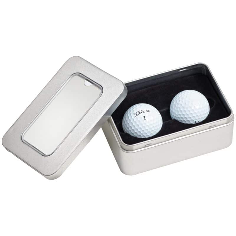Titleist TruFeel 2-Golf Ball Business Card Tin - 1